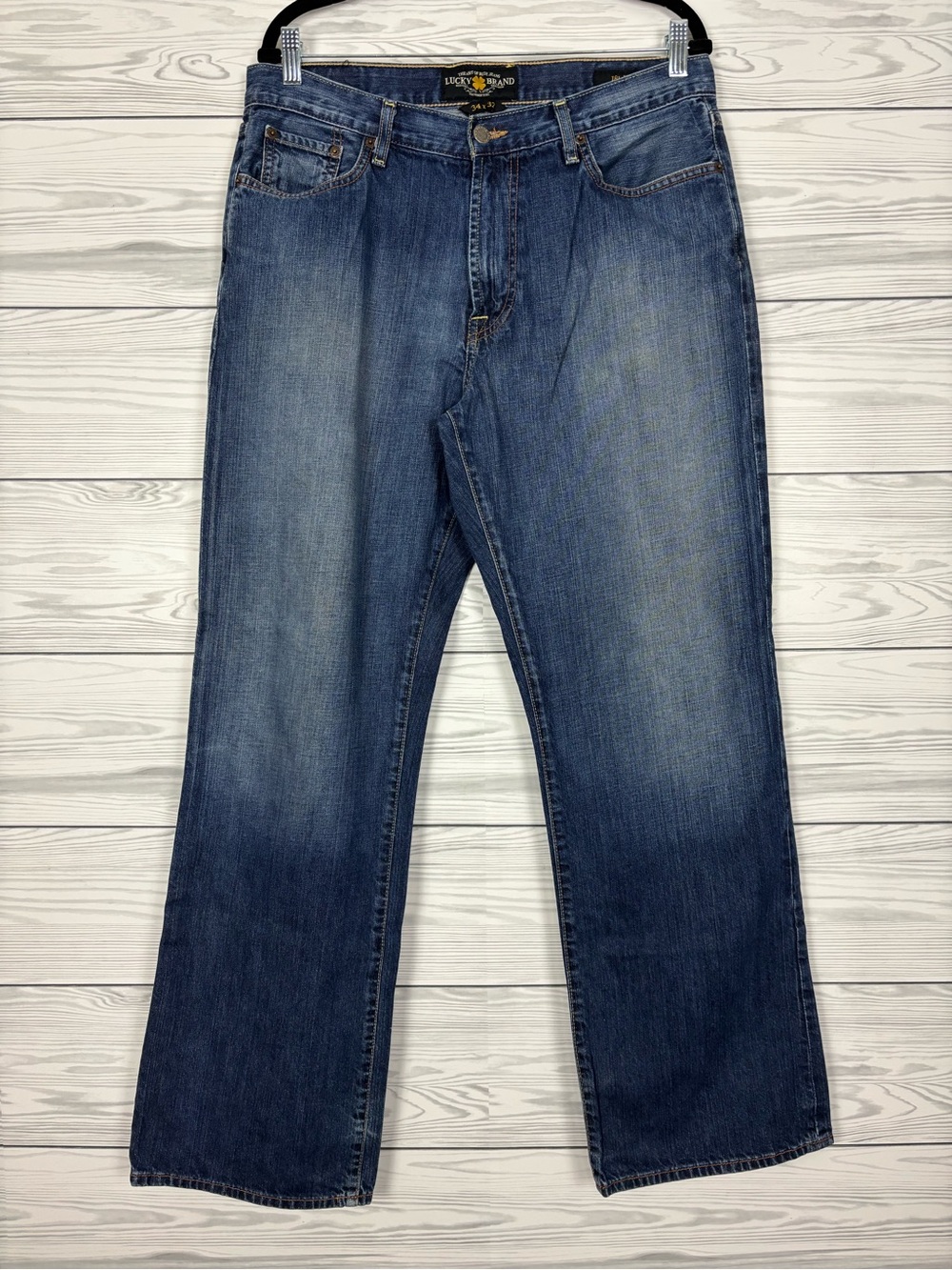 Lucky Brand Men’s 181 relaxed straight jeans size 34 X 32